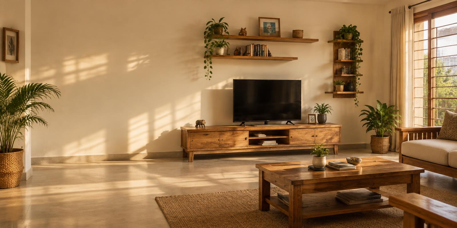 Solid wood living room furniture by Wood House Chittagong